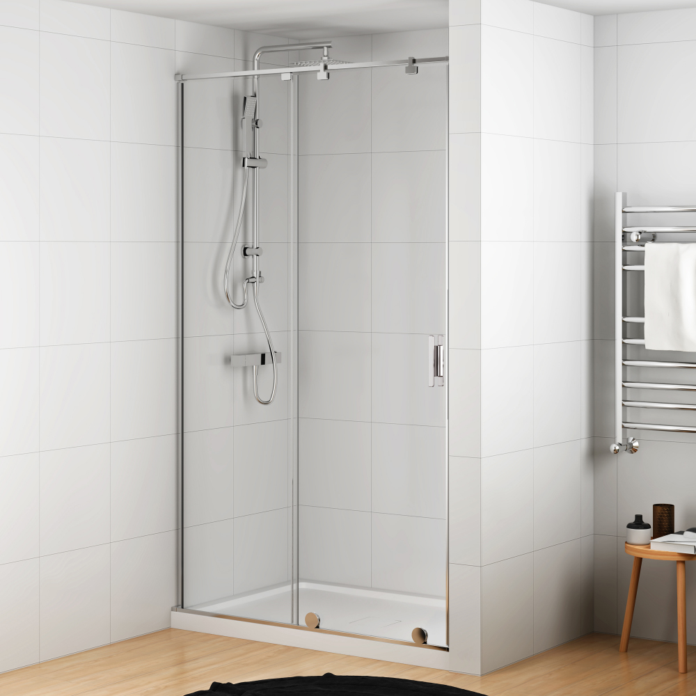 K767 Minimal slim sliding shower door